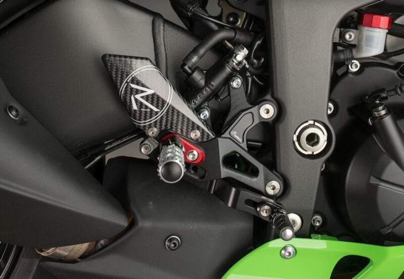 "r" Version Ajustable Rear Sets , Standard Shifting for Kawasaki Naturale